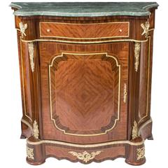 Beautiful Mahogany and Rosewood Serpentine Side Cabinet, 20th Century 11