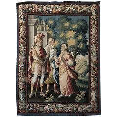 Tapestry Aubuson, France "1665" Signed Mr Aubusson Corneille 6