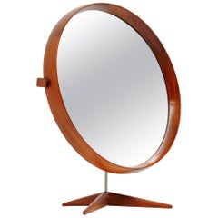 Uno and Osten Kristiansson Luxus Table Mirror, Sweden, 1960