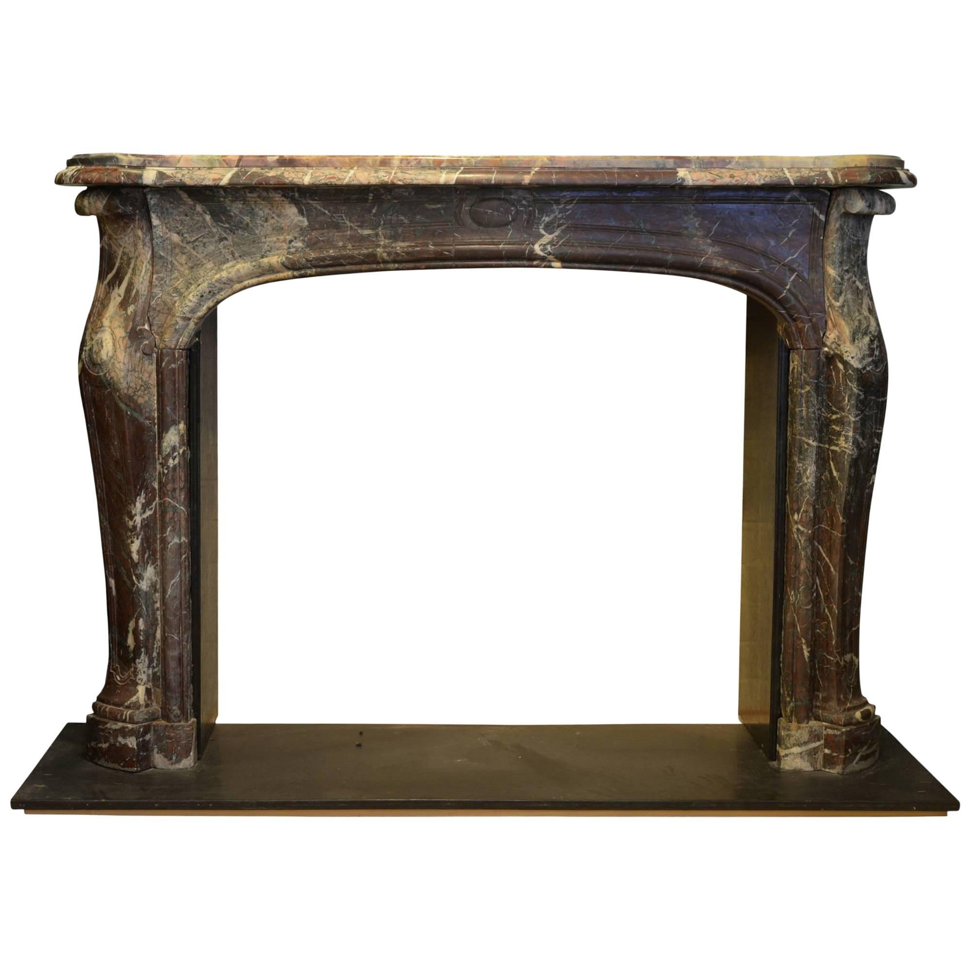 19th Century French Marble Fireplace For Sale