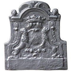 Vintage French 'Coat of Arms' Fireback