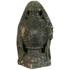 Early 19th Century French Carved Stone Vase 3