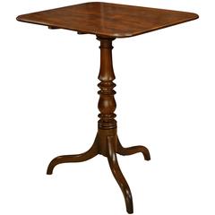 Antique Georgian Mahogany Swap Top Wine Table