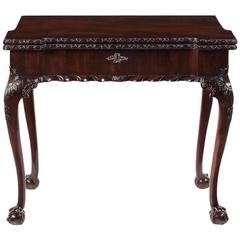 Late George II Carved Mahogany Tea Table 5