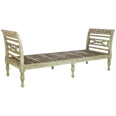 Weathered Teak Daybed Bench