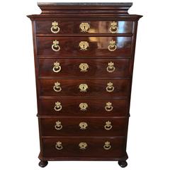 Period French Empire Mahogany Semainier 9