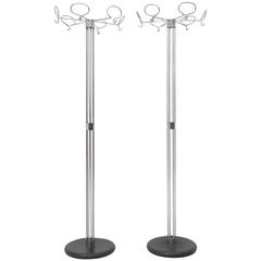 Beautiful and Minimalist Pair of Coat Racks by Valenti, Italy, 1960s 7