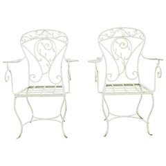 Pair of Vintage Garden Armchairs