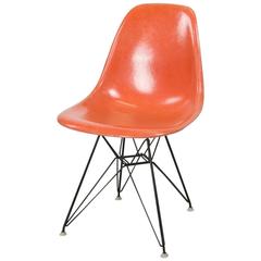 Vintage DSR Eiffel Base Side Chair by Charles and Ray Eames for Herman Miller