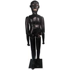 Carved Wooden Mannequin of an African, Early 20th Century