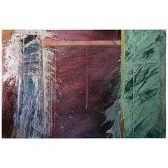 Spectacular Large Modern Abstract Painting from California Artist David Hering