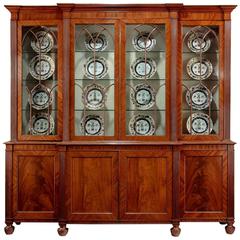 Regency Period Breakfront Bookcase