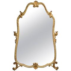 Large Venetian Style Decorated Mirror