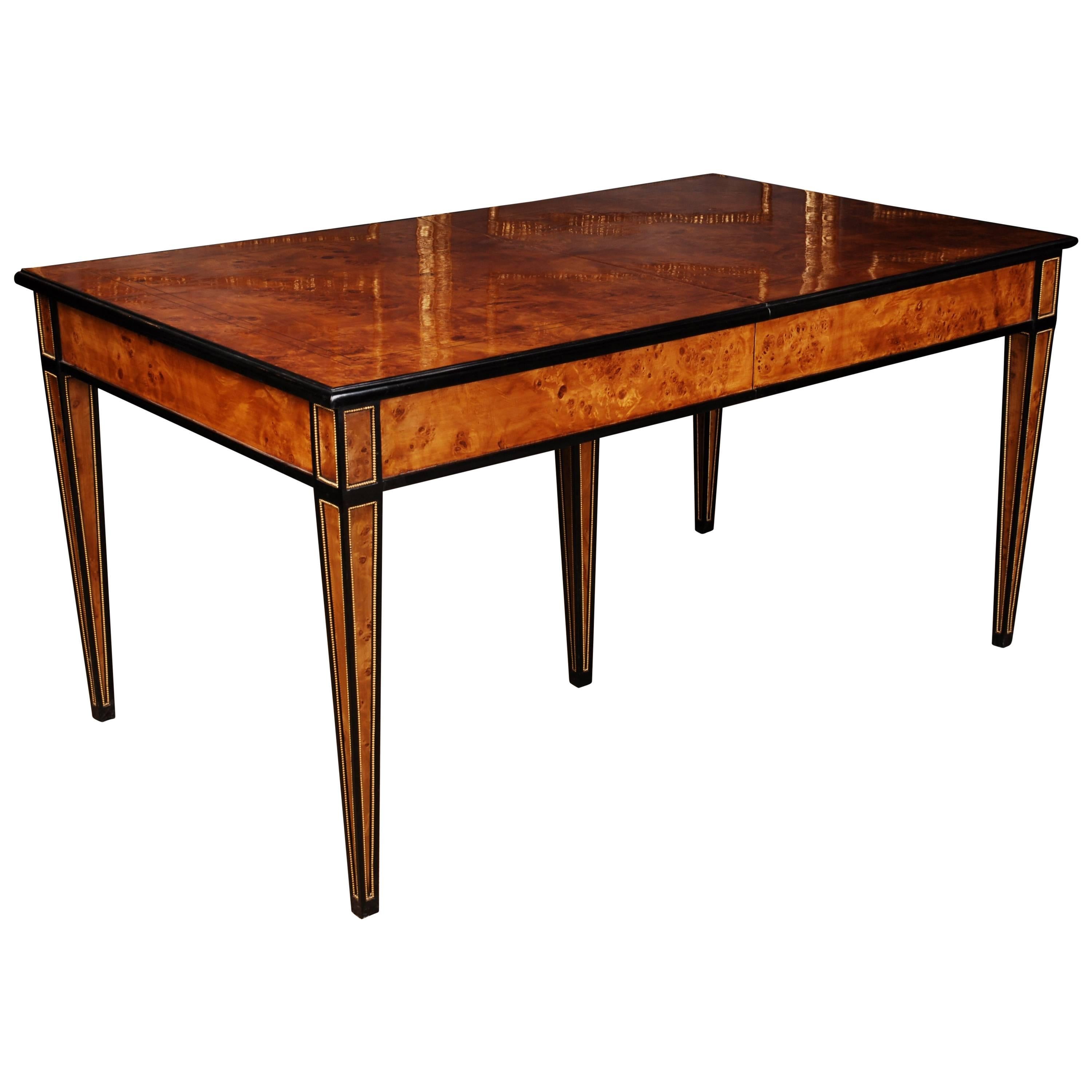 19th Century Antique Extendible Dinner Table in the Biedermeier Style