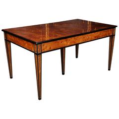 19th Century Antique Extendible Dinner Table in the Biedermeier Style