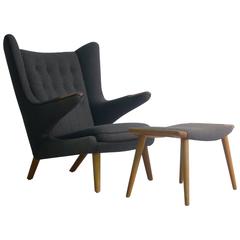 Hans Wegner Papa Bear and Ottoman