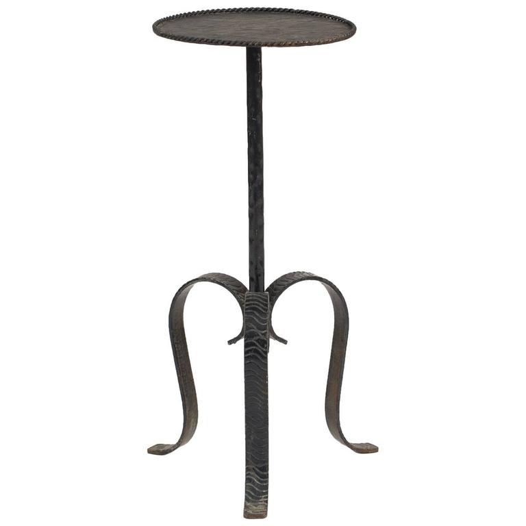 Martini Side Table battered iron martini side table at 1stdibs Martini Side Table battered iron martini side table at 1stdibs