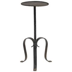 Battered Iron Martini Side Table