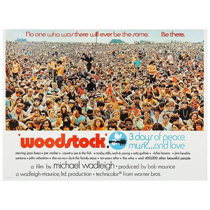 "Woodstock" Film Poster, 1970