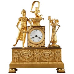 Early 19th Century Ormolu Figural Mantel Clock