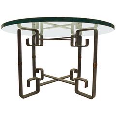 Metal and Glass Coffee Table 8