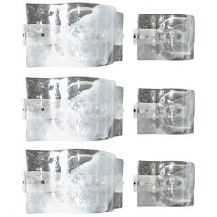 Italian Cast Glass Sconces by Carlo Nason for Mazzega 11