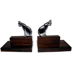 Vintage Modernist Art Deco Bookends