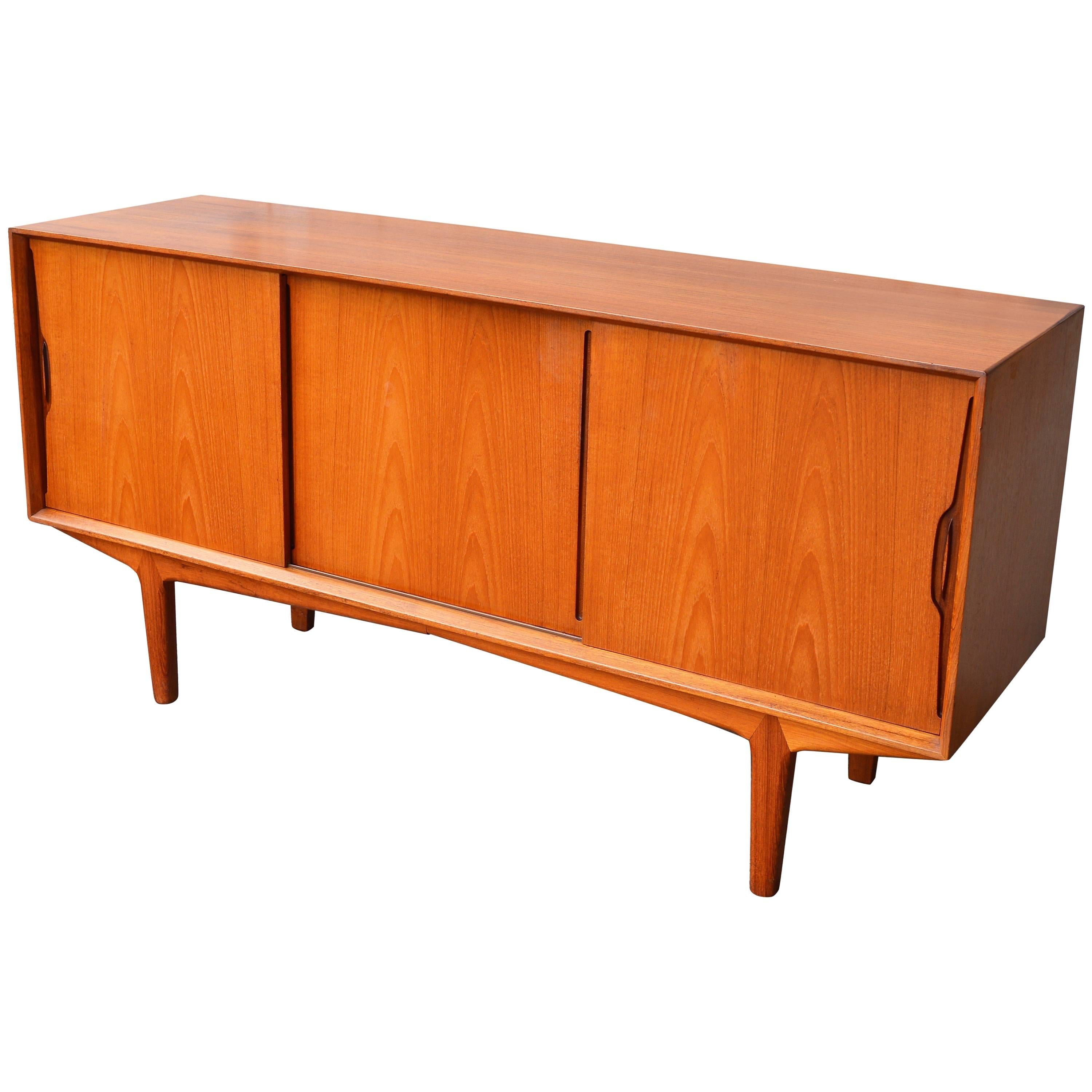 Knud Nielsen Teak Credenza or Buffet for Losning Mobelfabrik