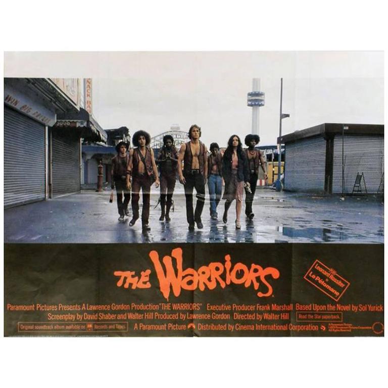"The Warriors" Film Poster, 1979 For Sale at 1stdibs