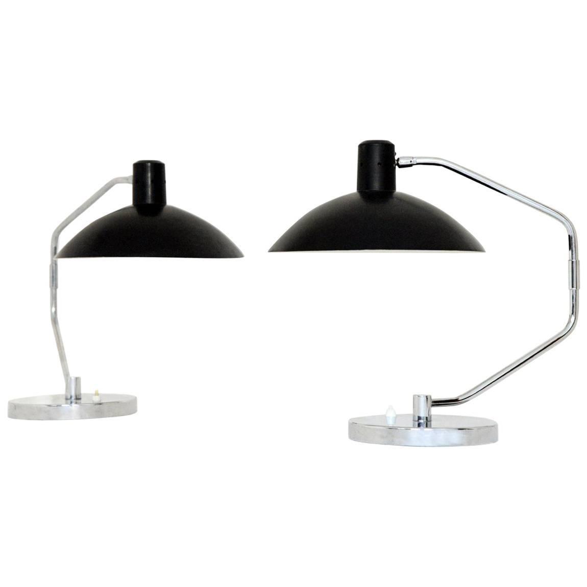 Pair of Clay Michie Table Lamps for Knoll International