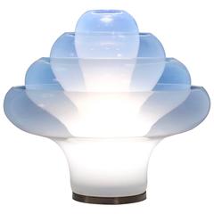 Carlo Nason 1960 "Lotus" Murano Glass Table Lamp for Mazzega 4
