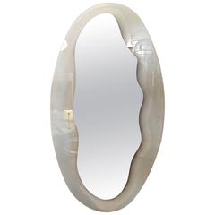 Grand miroir pour verre "Round Round" de Nanda Vigo