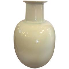 Huge Gorgeous Porcelain Celadon Vessel Vase