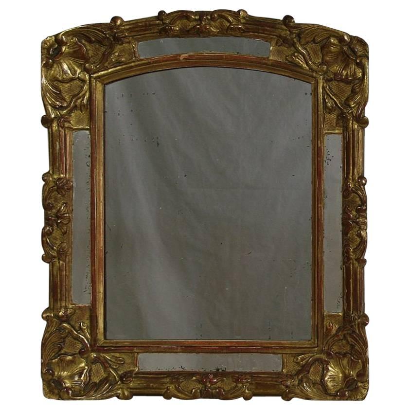 19th Century French Louis XV Baroque Style Giltwood Mirror