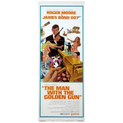 Vintage "The Man with the Golden Gun", Poster, 1974