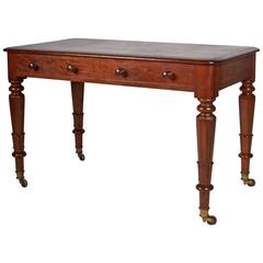 Early 19th Century Regency Mahogany Leather Top Desk