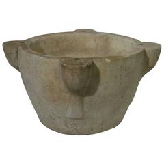 Large 18th Century French Marble Mortar