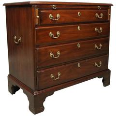 Antique Mahogany and Bronze Henkel-Harris Four-Drawer Silver Chest, circa 1930