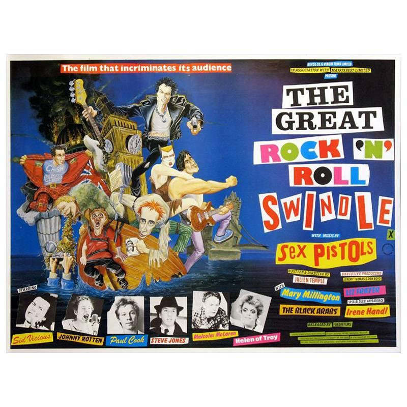 "The Great Rock 'n' Roll Swindle" Film Poster, 1980