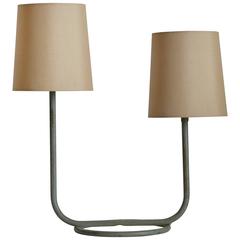Double Arm Table Lamp by Kurt Versen