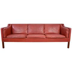 Borge Mogensen Leather Sofa