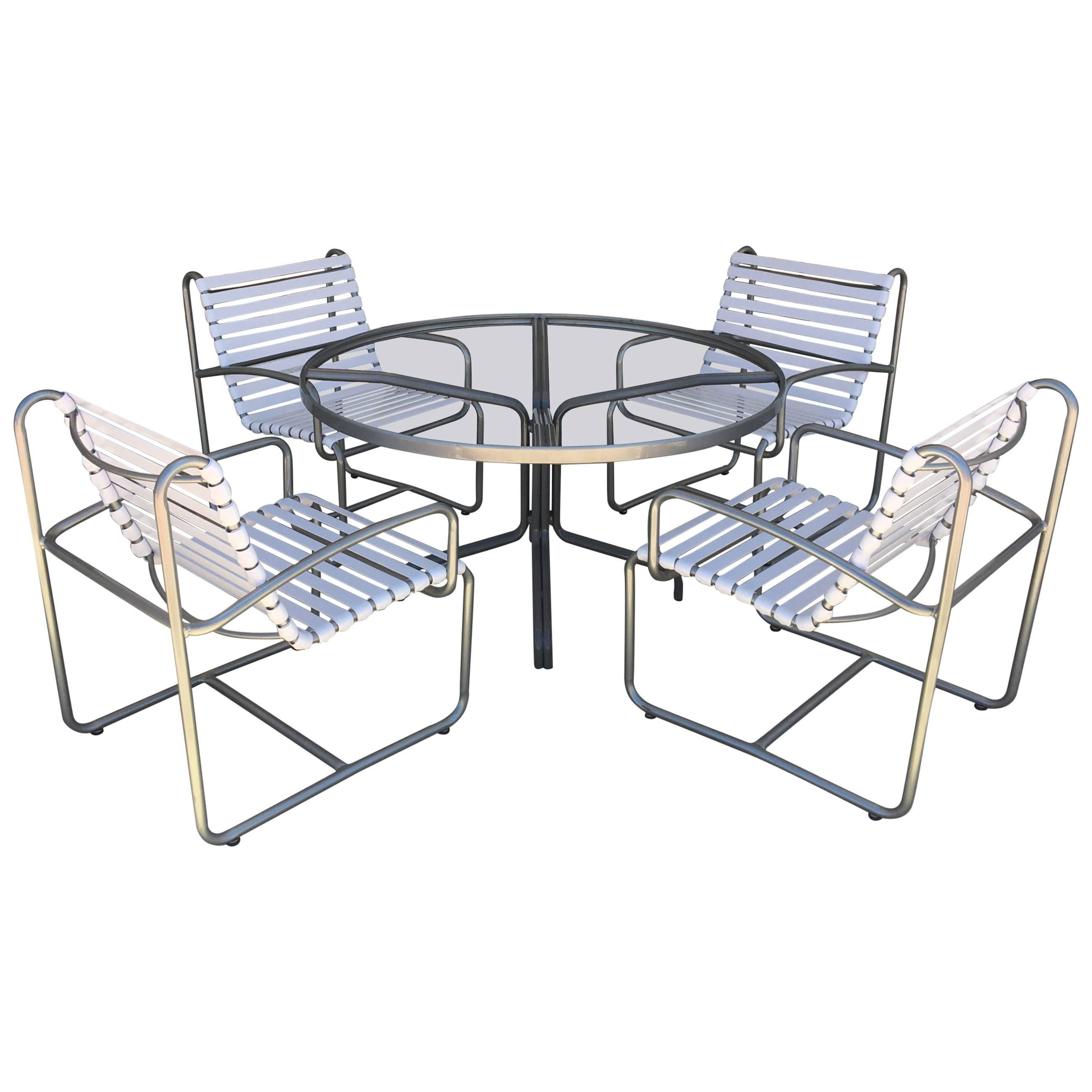 1970s Outdoor Five-Piece Patio Set by Brown Jordan