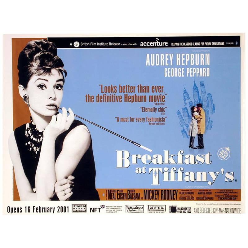 "Breakfast At Tiffany's" Film Poster, 2001 For Sale