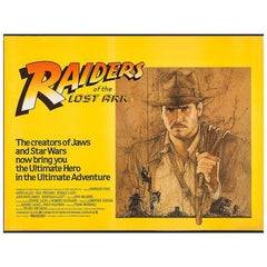 Vintage "Raiders of the Lost Ark", Film Poster, 1981