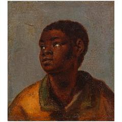 Antique Interesting Boy Portrait: C. Albert Eckhout, Brazil, 17th Century