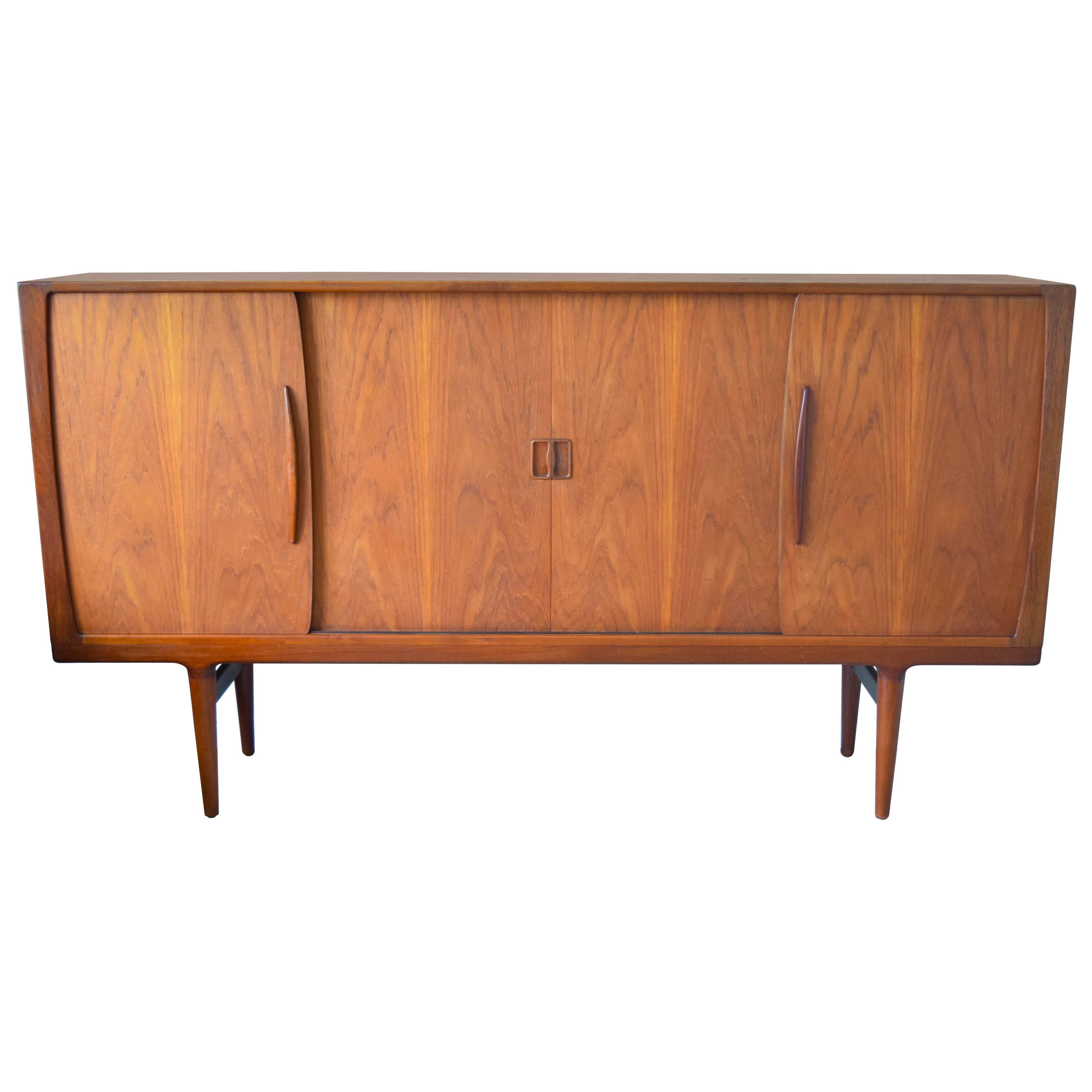 Danish High Teak Credenza, 1960s