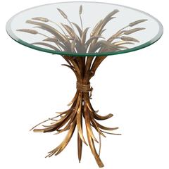 Wheat Sheaf Table in the Style of Coco Chanel, France, 1960s