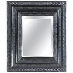 17th Century Ripple Frame Mirror