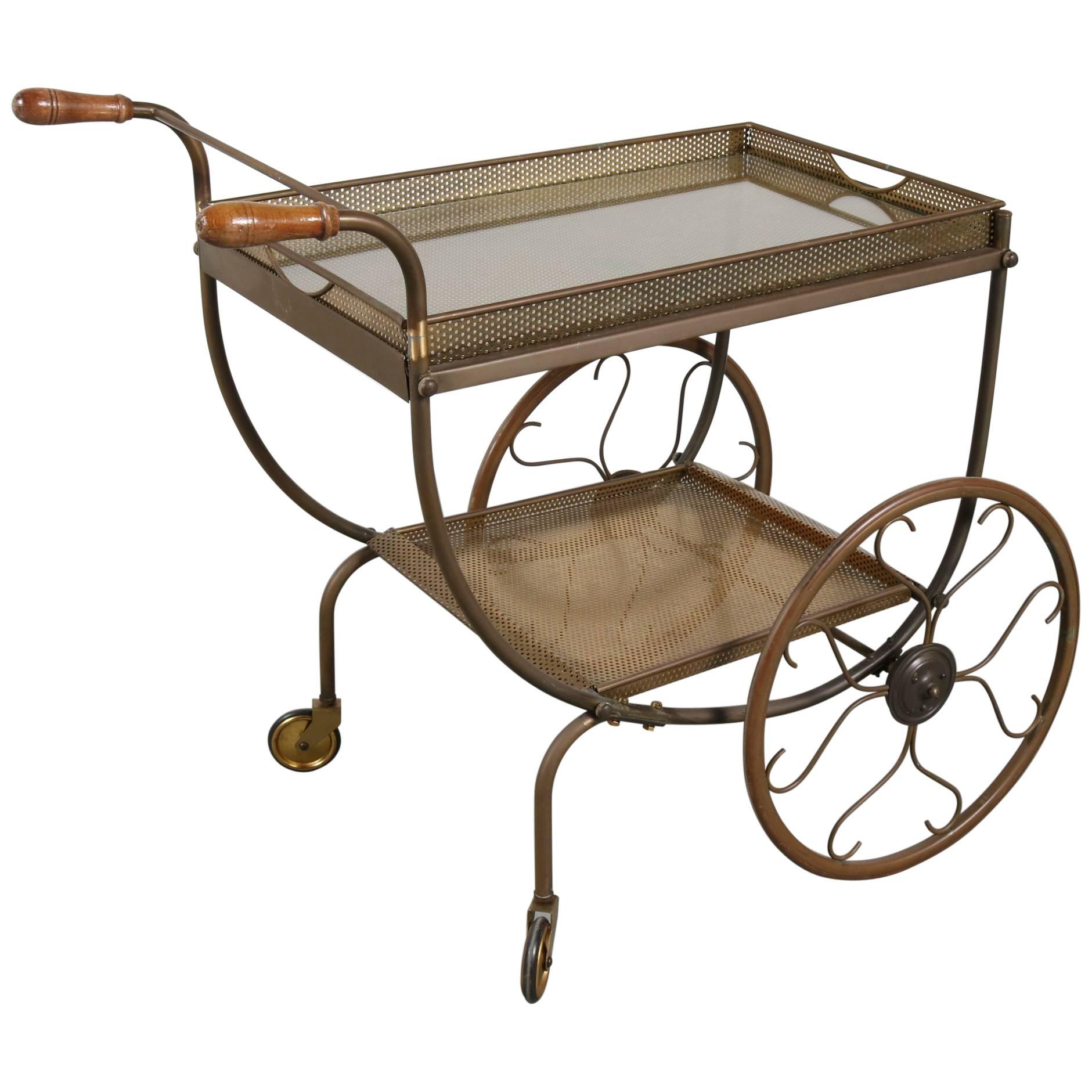 Tea Trolley by Svenskt Tenn, Sweden, 1950 For Sale