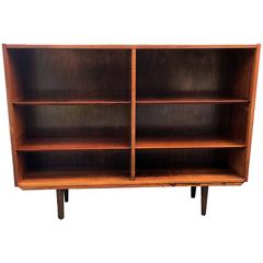 Danish Rosewood Open Bookcase with Adjustable Shelves Probably by Poul Hundevad 3